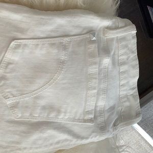 Paige Honey Fit white jeans